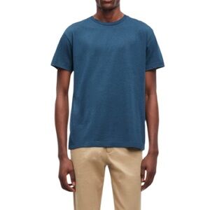 Samsoe Samsoe Real Teal Mel Cotton Blend TShirt